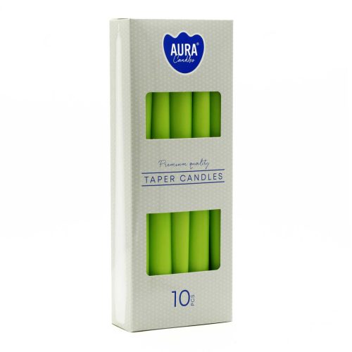 Mártott Kúpos Gyertya 1 db - Zöld