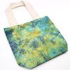 Színes Festett Pamut Táska (6oz) - 38x42x12cm -  Mandala - Zöld/Kék