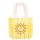 Színes Festett Pamut Táska (6oz) - 38x42x12cm -  Namaste - Sárga
