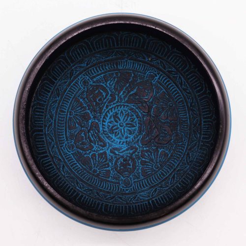 Hangtál- Kék Mantra Öt Buddha - 16cm