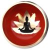 Buddha Hangtál Együttes- Fekete/Narancsszínű 10.7cm