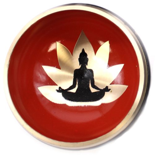 Buddha Hangtál Együttes- Fekete/Narancsszínű 10.7cm