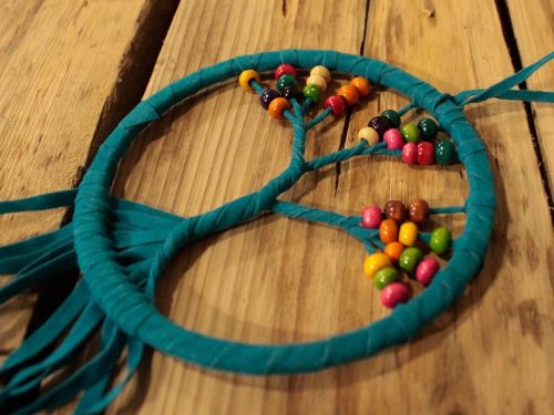 Az Élet Fája Álomfogó- 12cm (vegyes)