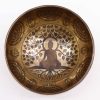 Díszített Tibeti Hangtál - 16cm - Bodhi Fa Buddha