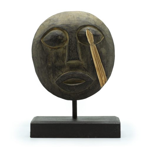 Timor Tribal Dekoratív Maszk - Antik 27x20cm