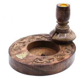   Kicsi Mangófa "Folyékony Füst" Füstölőállvány - Brass Buddha