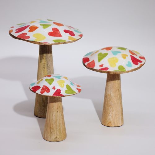Kicsi Gomba -   10cm - Pasztell Szívek