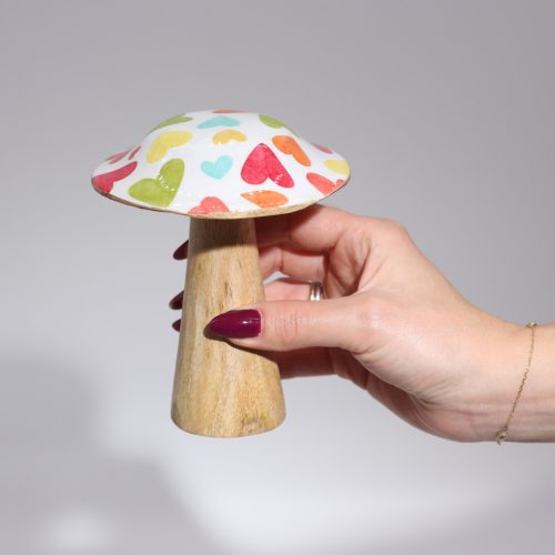 Kicsi Gomba -   10cm - Pasztell Szívek