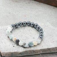 Fazettás Ásvány Karkötők