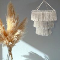 Makramé Lámpaernyők