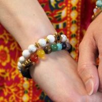 Boho Ásványkarkötők