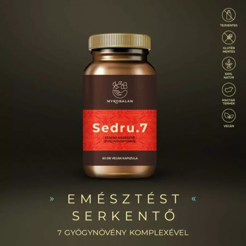 SEDRU.7 emésztést serkentő gyógynövényes kapszula 60 db
