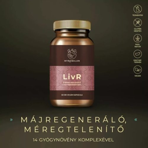 LIVR májtisztító- és regeneráló kapszula 60 db