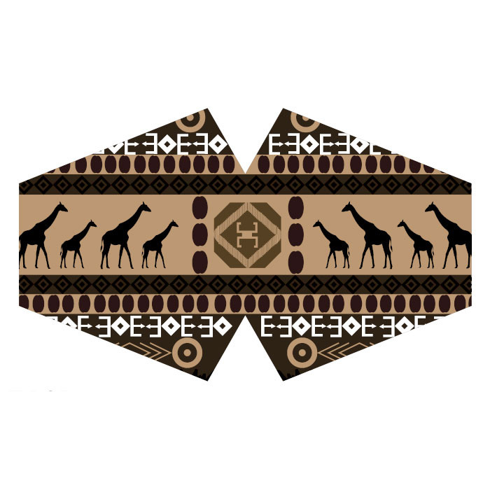 Mosható Maszk - Afrikai Tribal (Felnőtt)