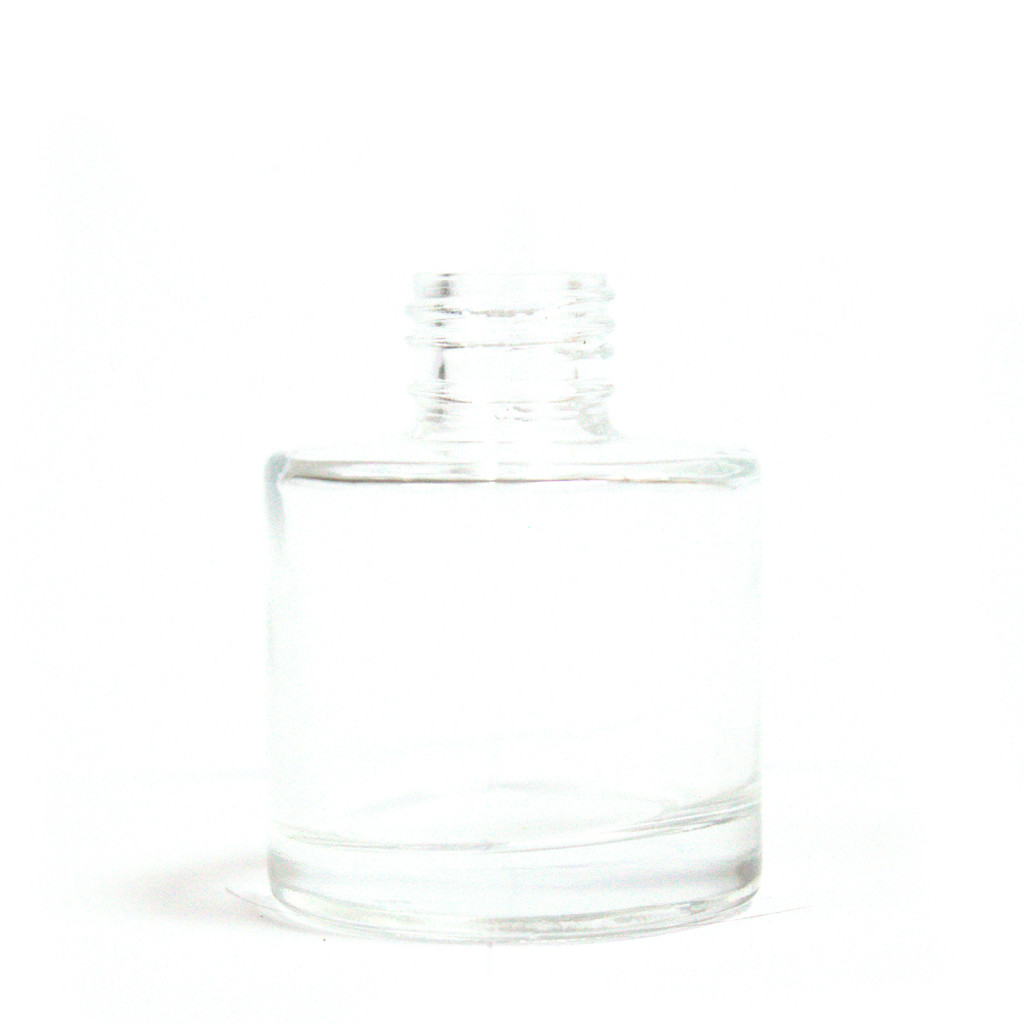 50 ml Kerek Diffúzor Üveg - Tiszta
